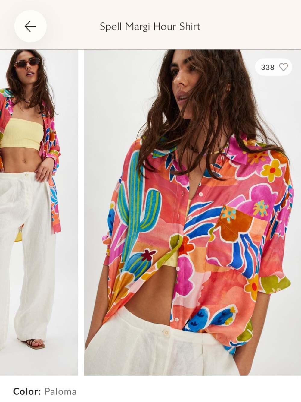 SPELL | Margi Hour Shirt Size S
